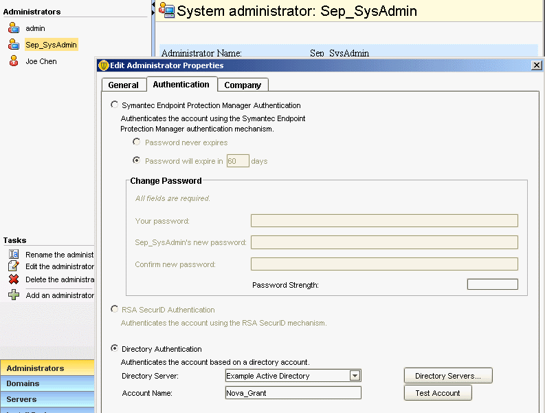 symantec endpoint manager change clients gup