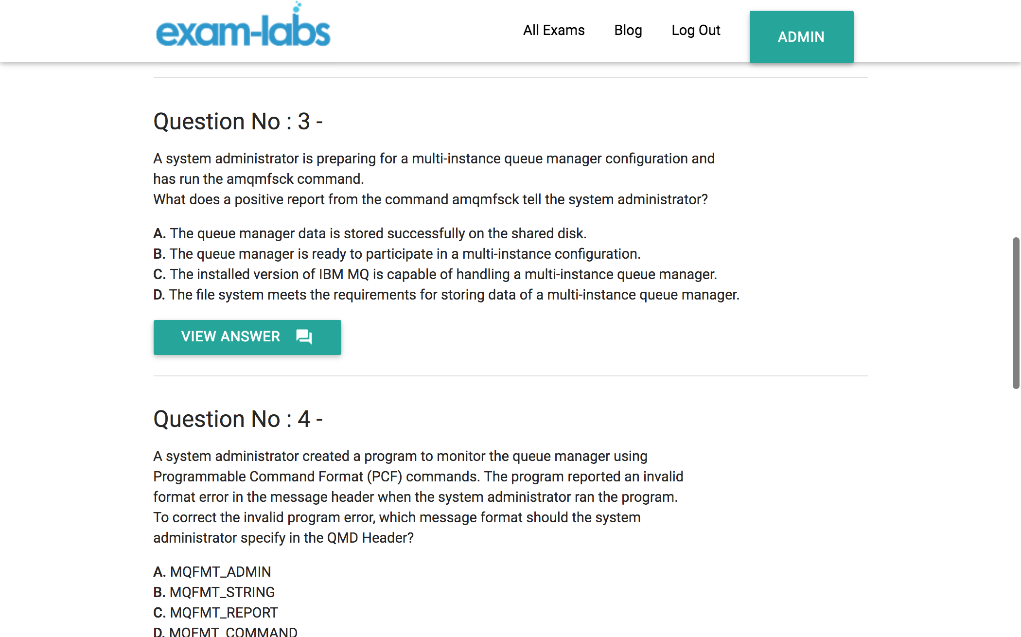 Certification CFR-410 Test Answers